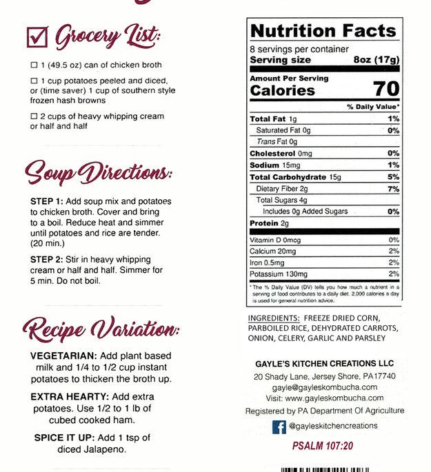 Amazing Corn Chowder