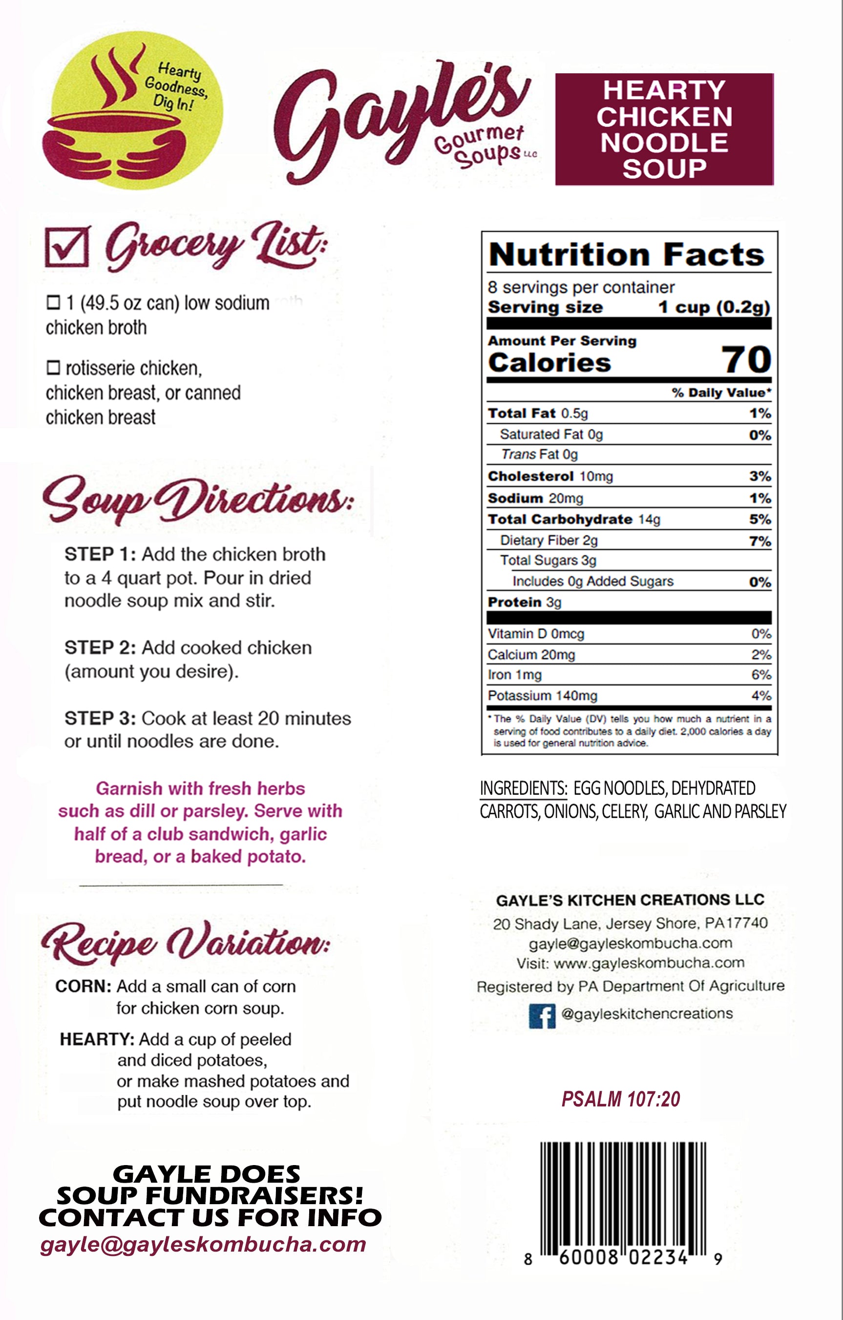 Hearty Chicken Noodle Soup