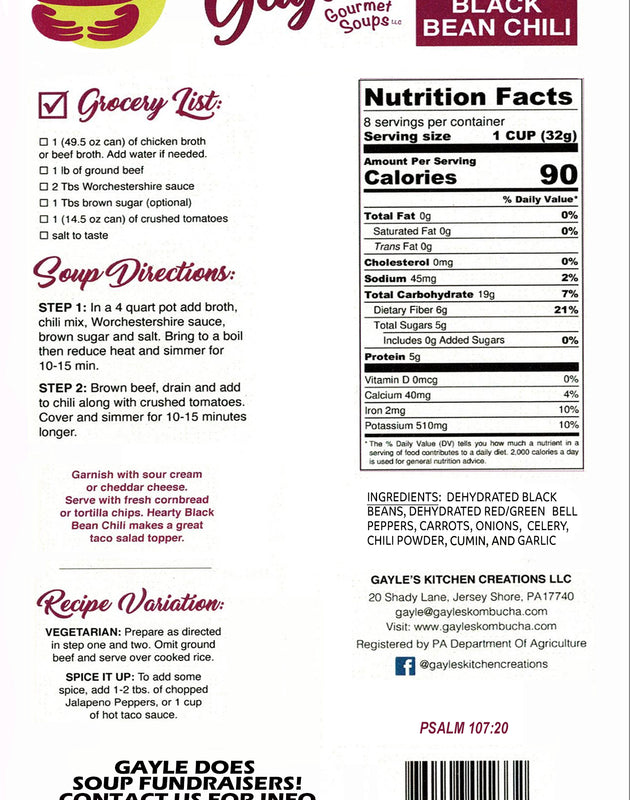 Hearty Black Bean Chili